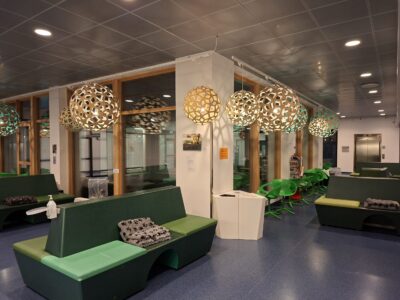 small animal clinic at SLU - waiting room